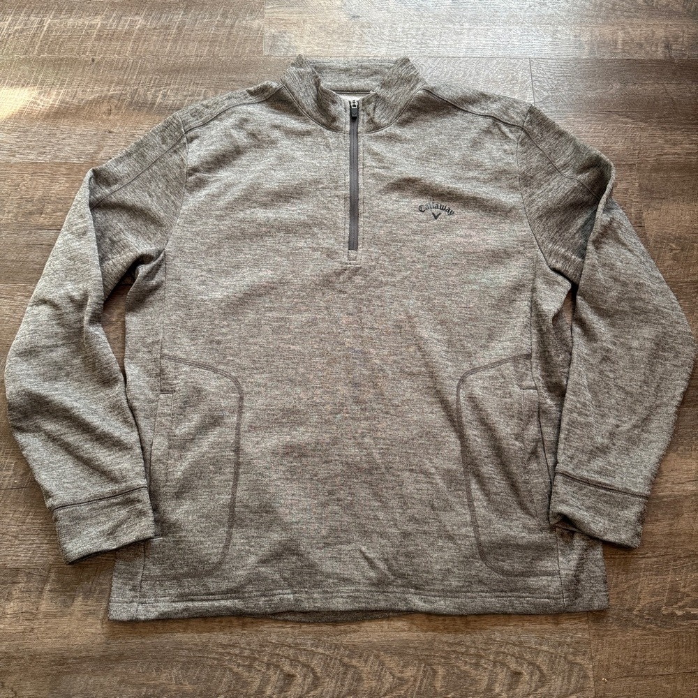 Callaway Golf 1/4 Zip Pullover Fleece Jacket Sweater